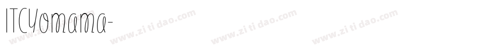 ITCYomama字体转换