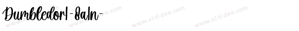 Dumbledor1-8a1n字体转换