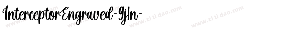 InterceptorEngraved-9j1n字体转换
