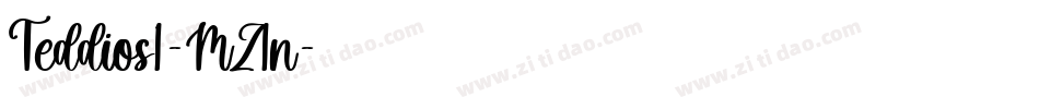 Teddios1-MZ1n字体转换
