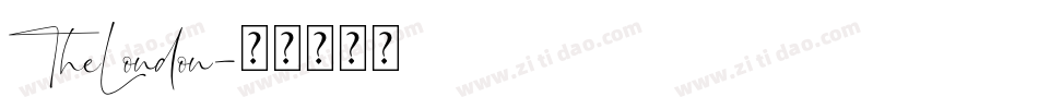 TheLondon字体转换