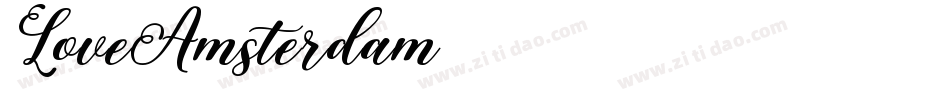 LoveAmsterdam字体转换