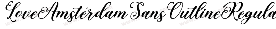 LoveAmsterdamSansOutlineRegular-axPWm字体转换 LoveAmsterdamSansOutlineRegular-axPWm字体转换
