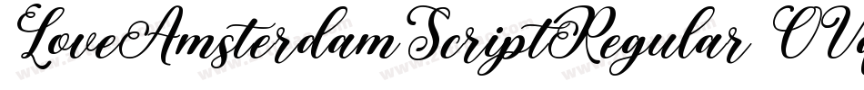LoveAmsterdamScriptRegular-OVqwe字体转换 LoveAmsterdamScriptRegular-OVqwe字体转换