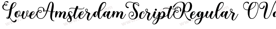 LoveAmsterdamScriptRegular-OVqwe字体转换 LoveAmsterdamScriptRegular-OVqwe字体转换