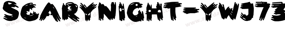 ScaryNight-ywj73字体转换