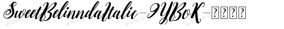 SweetBelinndaItalic-9YBvK字体转换