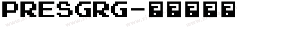 PRESGRG字体转换
