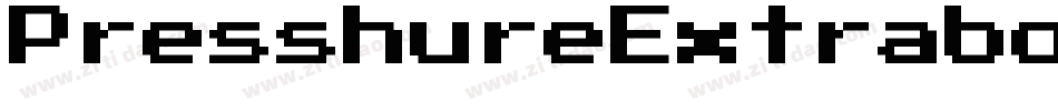PresshureExtrabold-ovzo字体转换