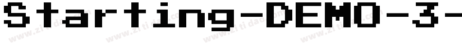 Starting-DEMO-3字体转换