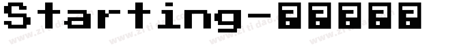 Starting字体转换