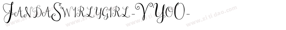 JandaSwirlygirl-VYo0字体转换