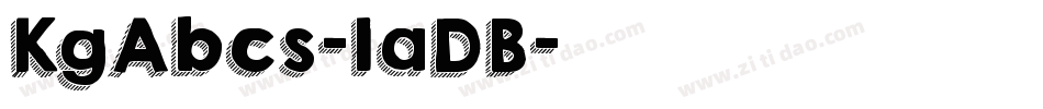 KgAbcs-1aDB字体转换