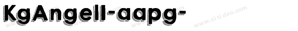 KgAngel1-aapg字体转换