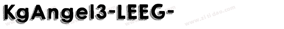 KgAngel3-LEEG字体转换