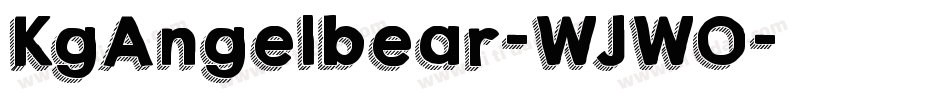 KgAngelbear-WJWO字体转换