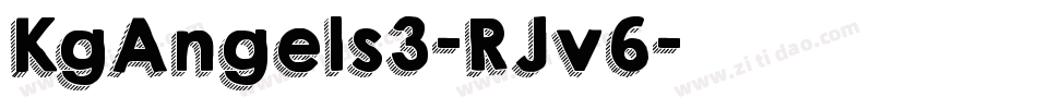 KgAngels3-RJv6字体转换