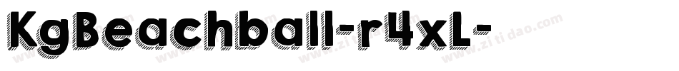 KgBeachball-r4xL字体转换