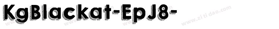 KgBlackat-EpJ8字体转换