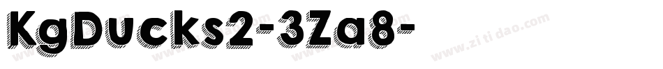 KgDucks2-3Za8字体转换