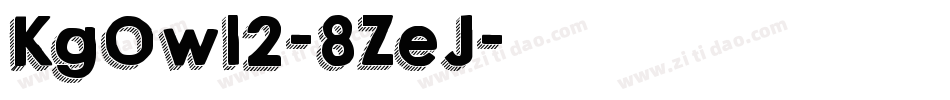 KgOwl2-8ZeJ字体转换