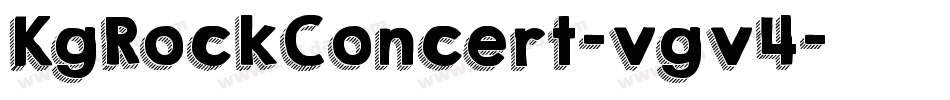 KgRockConcert-vgv4字体转换