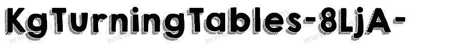KgTurningTables-8LjA字体转换