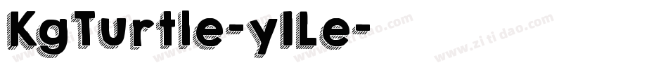 KgTurtle-y1Le字体转换