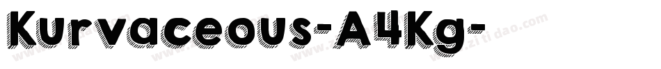 Kurvaceous-A4Kg字体转换