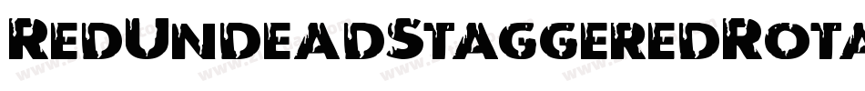 RedUndeadStaggeredRotalic-r6yA字体转换