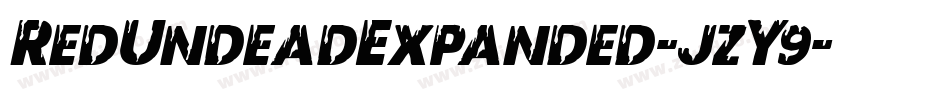 RedUndeadExpanded-jzY9字体转换 RedUndeadExpanded-jzY9字体转换