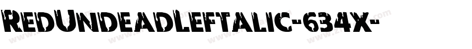 RedUndeadLeftalic-634x字体转换