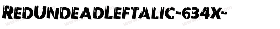 RedUndeadLeftalic-634x字体转换