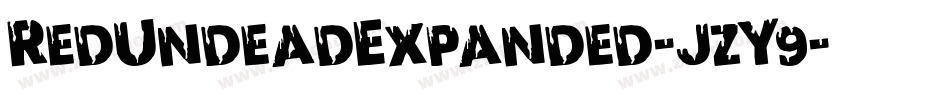 RedUndeadExpanded-jzY9字体转换 RedUndeadExpanded-jzY9字体转换