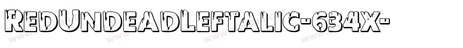 RedUndeadLeftalic-634x字体转换