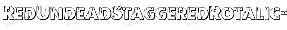 RedUndeadStaggeredRotalic-r6yA字体转换