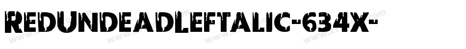 RedUndeadLeftalic-634x字体转换