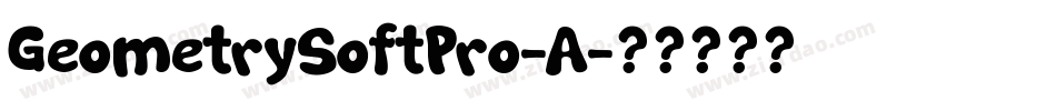 GeometrySoftPro-A字体转换