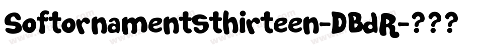 Softornamentsthirteen-DBdR字体转换