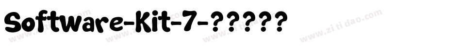 Software-Kit-7字体转换