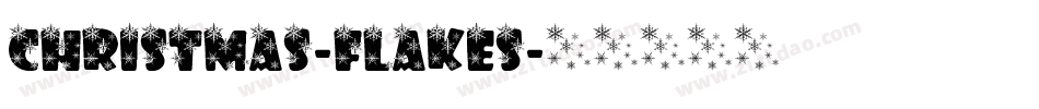 Christmas-Flakes字体转换