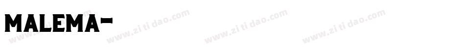 malema字体转换