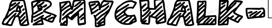 ArmyChalk字体转换