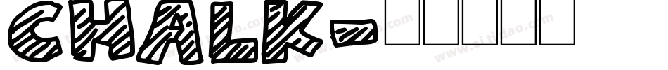 Chalk字体转换