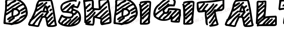 DashDigital7-Rg3W字体转换