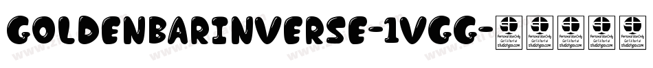 GoldenBarInverse-1VGg字体转换