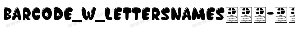 barcode_w_lettersnames转换器字体转换