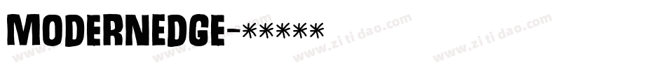 ModernEdge字体转换
