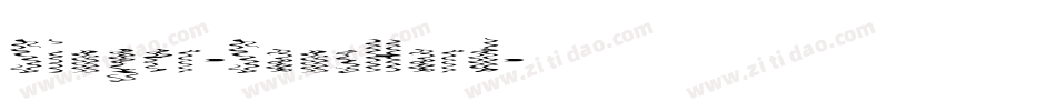 Singer-SansHard字体转换