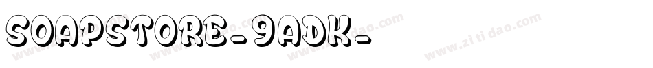 Soapstore-9ADK字体转换